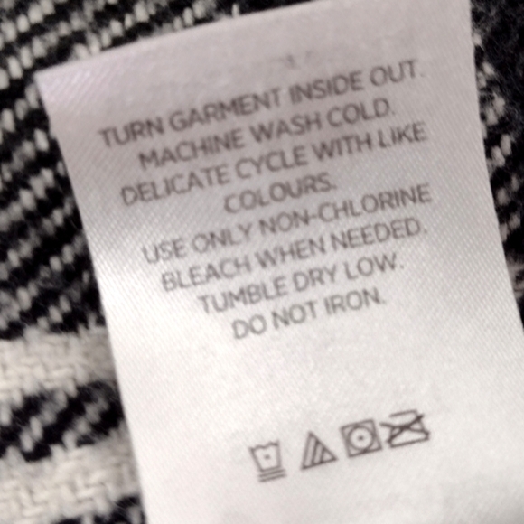 Member's Mark Plaid Shacket Black and White Plaid Button-Up Size (S) - Picture 7 of 12